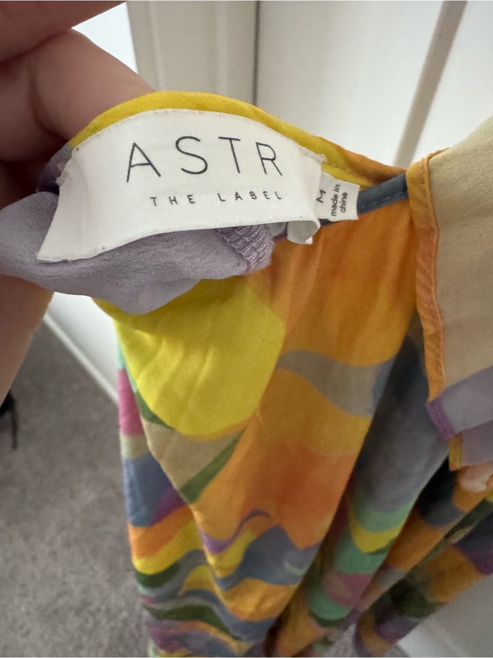 Astr bylthe Multicolor Pleated Midi Dress with V-Neck - Picture 11 of 12